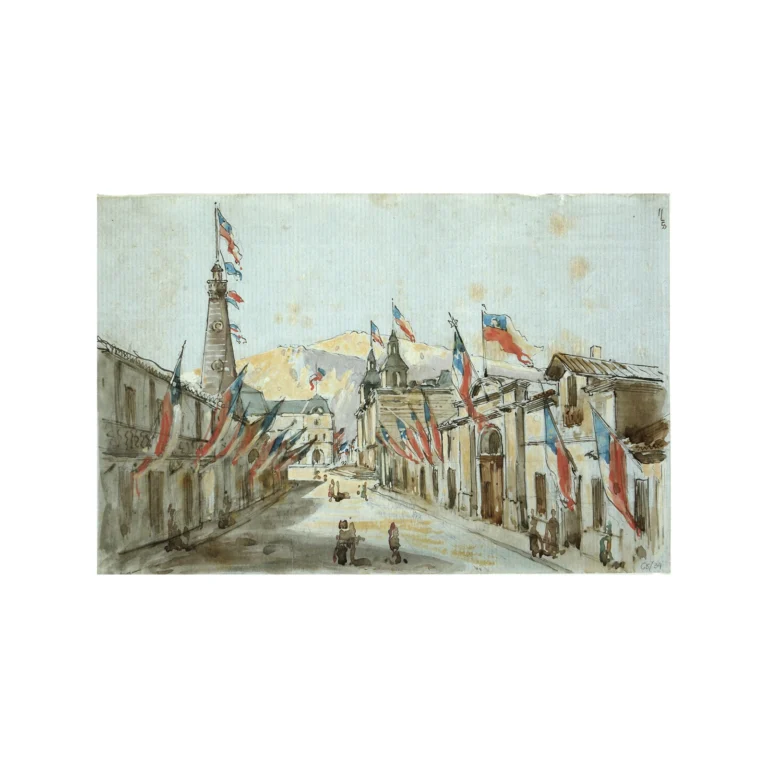 Dieciocho de septiembre en Santiago