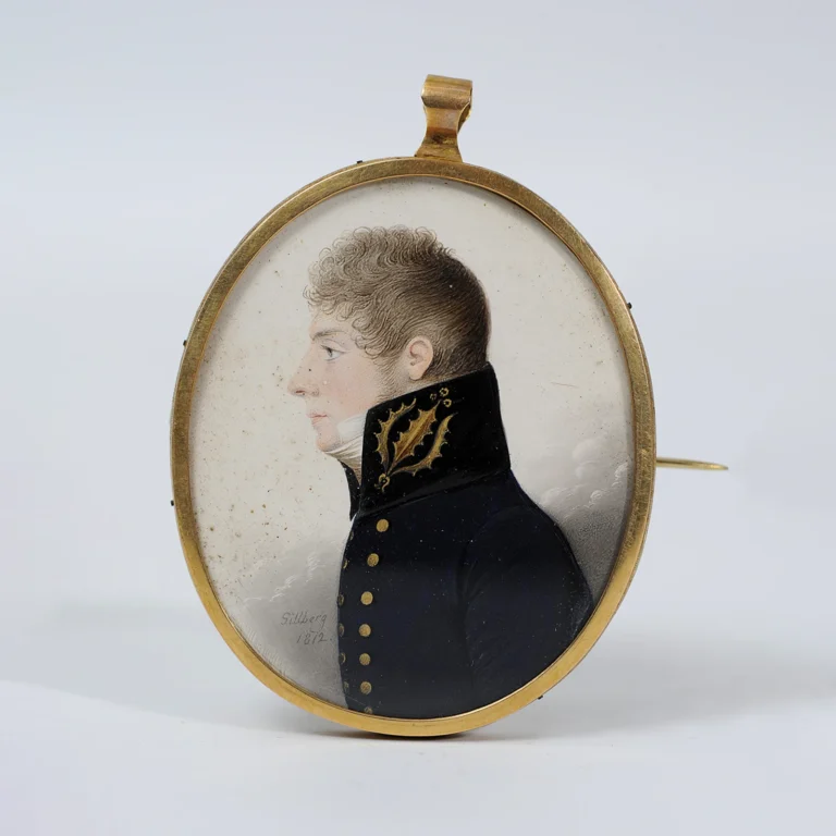 Retrato en miniatura de Daniel Forelius