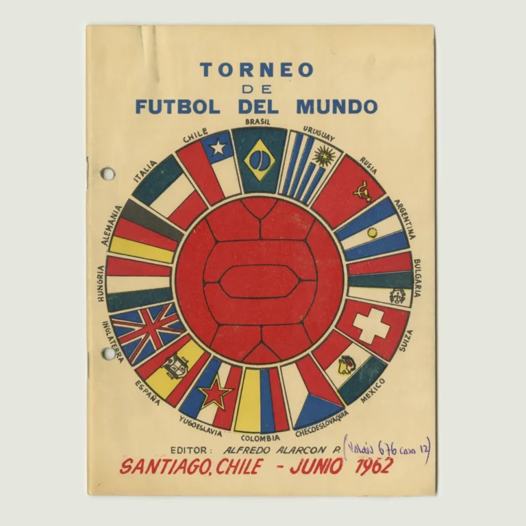 Programa mundial de Fútbol «Torneo de fútbol del mundo» Mundial 1962