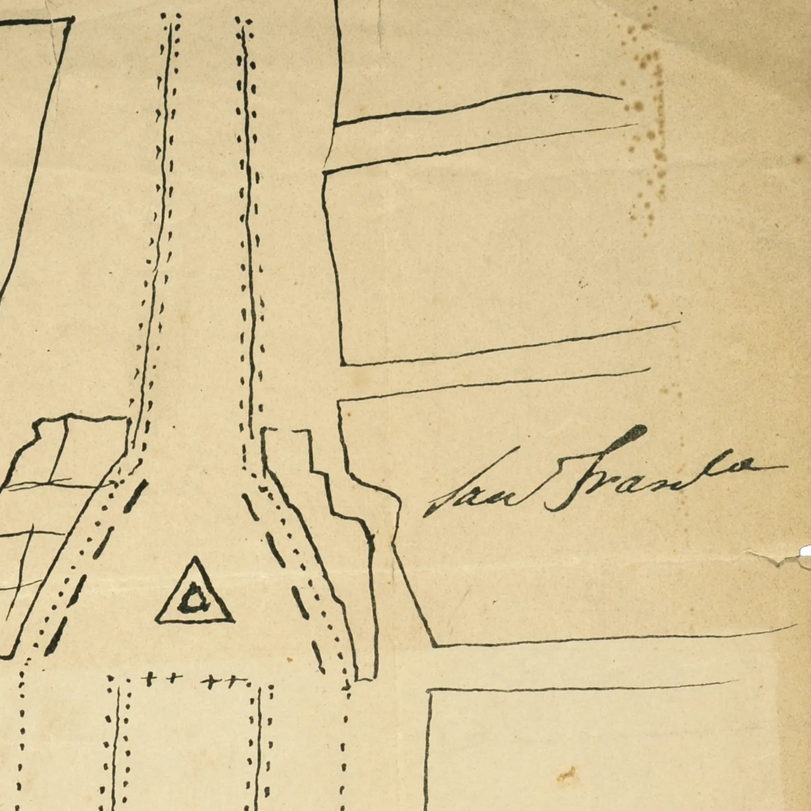 Miniatura del objeto Primer croquis del paseo de la Alameda